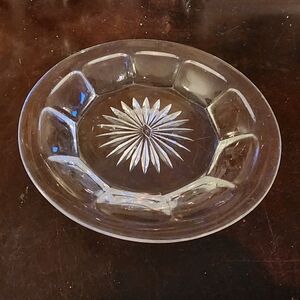 Elegant Heisey Clear Glass Decorative Plate